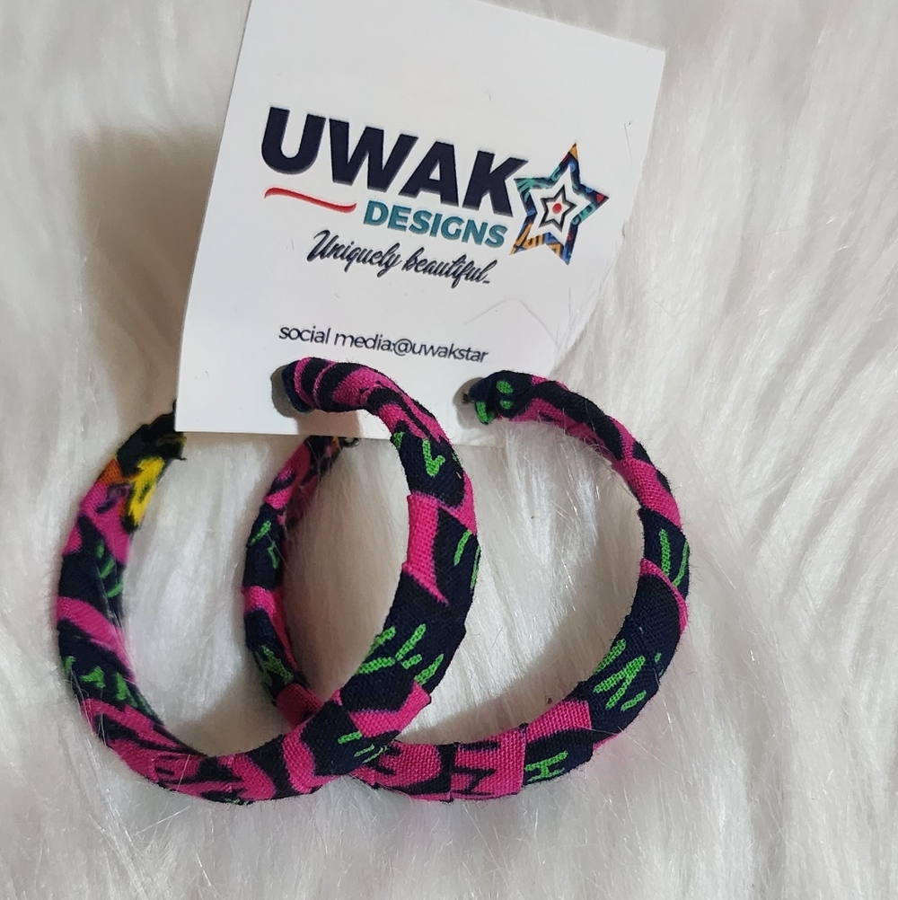 Handmade Ankara(African print) earrings